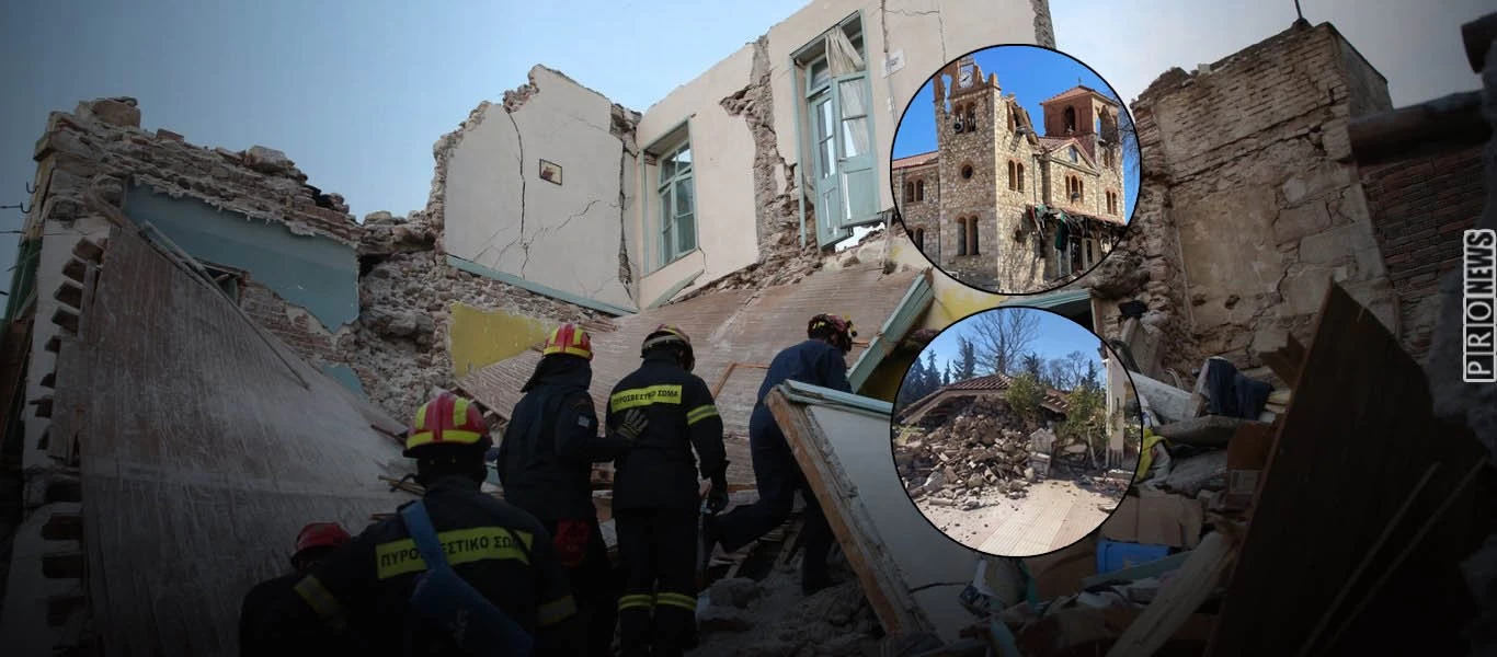 Σείεται η Κεντρική Ελλάδα: Καταιγισμός μετασεισμών 5 Ρίχτερ - «Ισοπεδώθηκαν» ναοί και κτήρια! (φώτο)